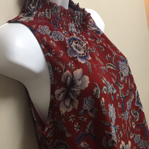 Gorgeous Wine Floral Dress - Picture 2 of 5